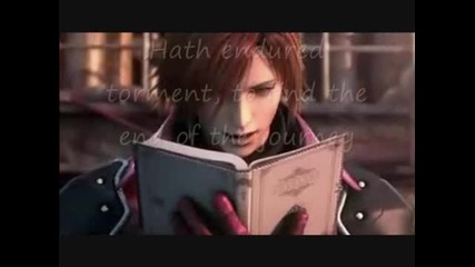 Crisis Core - Final Fantasy Vii - Loveless Poem read by Genesis 