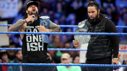 The Usos dare any team to step up and challenge them: SmackDown LIVE, Jan. 30, 2018