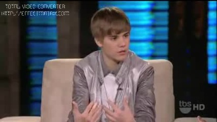 Justin Bieber's Mood Music on Lopez Tonight. 21511