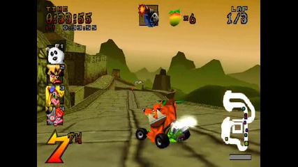 Crash Team Racing - Area The Lost Ruins - Papus Pyramid - Red Ctr Token 