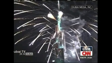 невероятни фойерверки в Dubai 2011 (нова Година)
