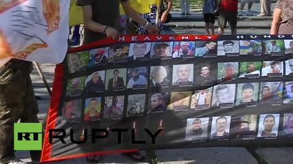 Ukraine: Hundreds rally against the demilitarisation of Shirokino