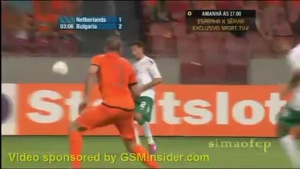 Холандия-българия 1:2 Highlights 26.5.2012.гордейте се българи.