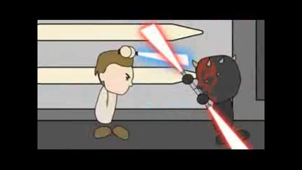 Darth Maul Vs. Qui - Gon Feat. Obi - Wan