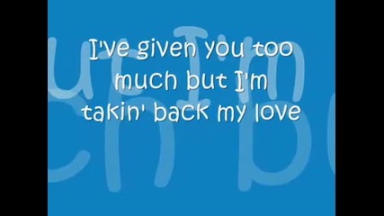 Enrique Iglesias Feat Ciara - Takin Back My Love [ With Lyrics ]