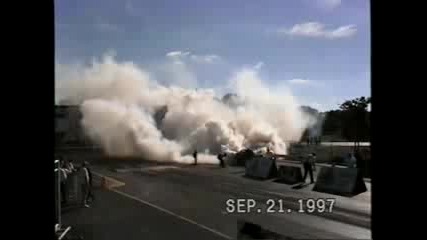 1966 Corvette Burnout