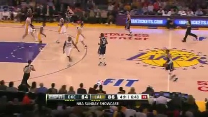 Thunder vs. Lakers Game Recap Nba 2012-13 Season 27 01 2013 (low)