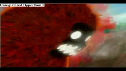 naruto four tailed vs orochimaru - mega beam