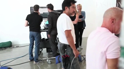 Behind the cover shoot_ Nina Dobrev