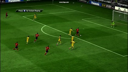 Гол на Роберт Левандовски на Фифа 11