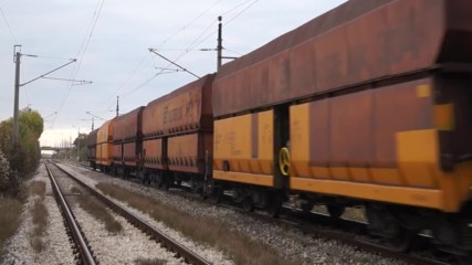 44 194 и 43 531 с товарен влак след сп.връбница