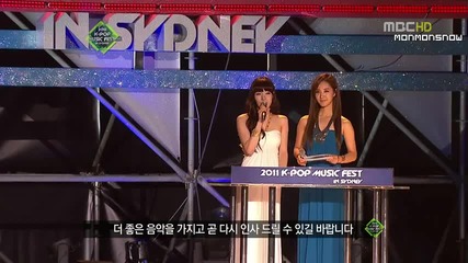 (30/31) Tiffany & Yuri 's Mc-ing Cut #06 @ Kpop Music Fest in Sydney (04.12.2011)