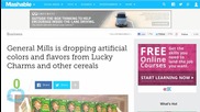 General Mills is Dropping Artificial Colors and Flavors From Lucky Charms and Other Cereals