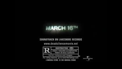 Dead Silence - Tv Spot Реклама