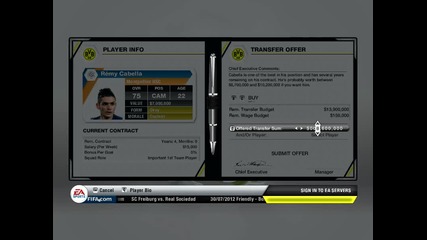 Fifa 13 Borussia Dortmund Manager mode E 1