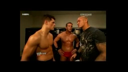 The Legacy backstage 