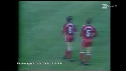 1979 Bohemians Prague (czechoslovakia) 0-bayern Munich (w.germany) 2 uefa Cup
