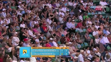 Federer vs. Wawrinka- Australian Open 2011 Qf