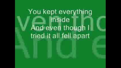 In the end with lyrics Linkin Park 
