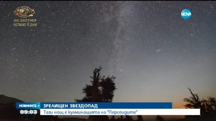 Дъжд от падащи звезди ще вали в нощта срещу четвъртък