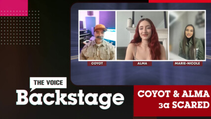 THE VOICE BACKSTAGE: Coyot x Alma представят "Scared"