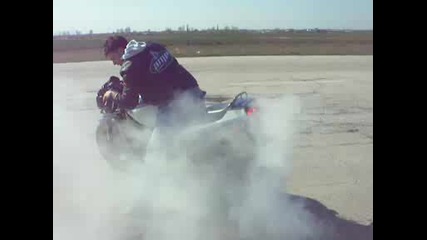 Palene na guma yamaha 750