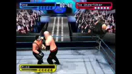 Kane И Undertaker Атакуват Sting!