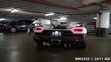 Koenigsegg Agera R Insane Sound in Close Parking Garage