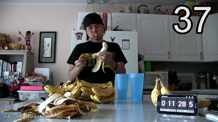 Да Изядеш 50 Банана ! - The 50 Banana Challenge - Matt Stonie