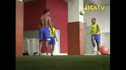 Nike Jogatv - R.carlos Ronaldinho And Robinho