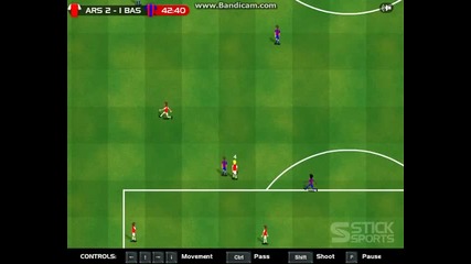 stick football friendly arsenal - basel част 1