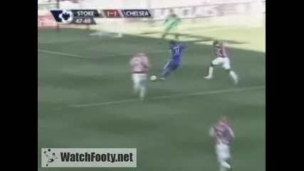 12.09.09 Стоук Сити 1:1 Челси Дрогба Гол