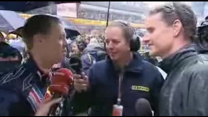 Sebastian Vettel interview before race start in china 2009