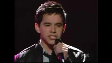 David Archuleta - And So It Goes By Billy Joel