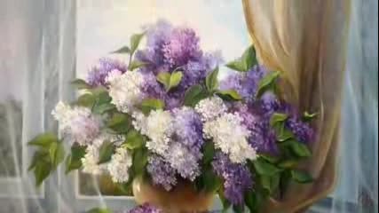 Lilac beauty in painting - Anca Bulgaru Painter