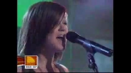 Kelly Clarkson Never Again Live Short Version The Today Show 2007 