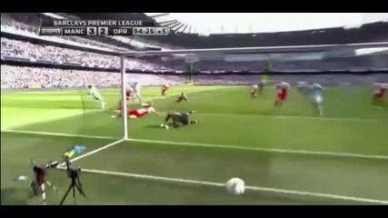 Гола на сезона в Англия ! Кун Агуеро бележи за 3:2 срещу Qpr