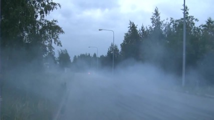 E28 M535 Turbo Burnout