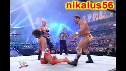 Big Show and Kane vs Carlito and Chris Masters for World Tag Team Championships Part 3