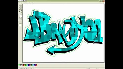 Jbrandy01 Graffiti on Ms Paint