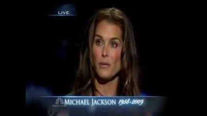Michael Jackson Memorial Brooke - Shields Tribute - part 6