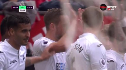 Сигурдсон с красив гол във вратата на Ман Юнайтед