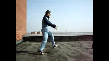 Old School Freestyle Dnb Dance On Roof