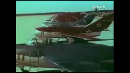 Military Channel Top Ten Fighter Planes (mig 15 & F86 Sabre) Tie For No.4 