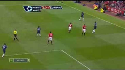 Манчестър Юнайтед - Арсенал - Страхотен гол от далече на Андрей Аршавин