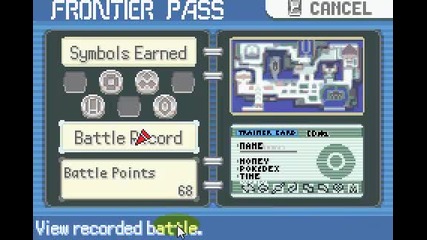 Pokemon emerald - battle frontier
