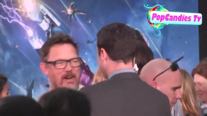 Звездата Матю Лилард на премиерата на филма Пазители на Галактиката (2014)