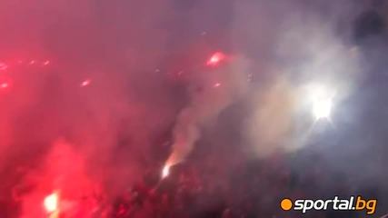 Хиляди фенове отпразнуваха шампионската титла на Висла Краков