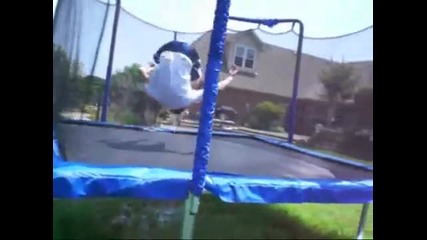 crazy trampoline backflips