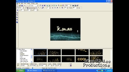 Как Да Си Направим Gif logo Със Светкавици